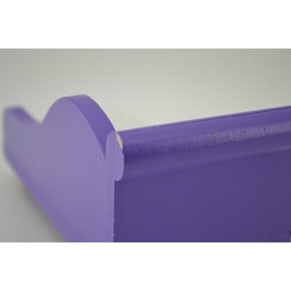 Doll furniture set of 2 Pieces Purple Chaise Gold and Bright Pink Doll House - Picture 9 of 16